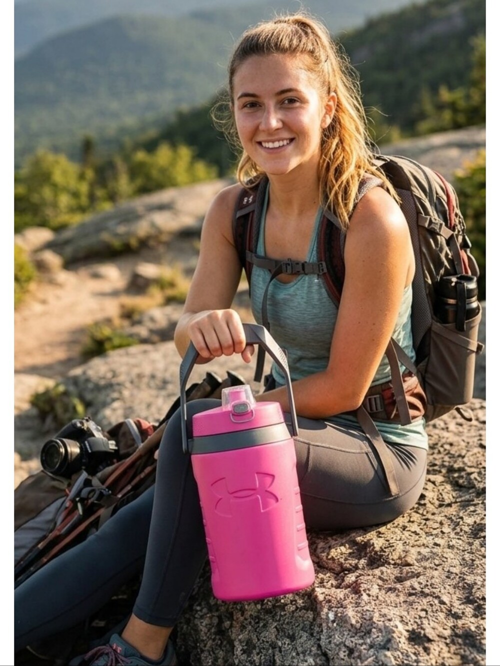 Under Armour 64 Oz Thermos Pink